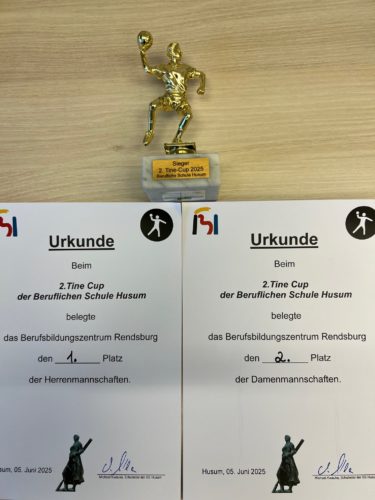 Schulhandballturnier II Husum 05.06.2025 e1749627757701 Erfolgreiche Teilnahme am Tine-Cup in Husum.