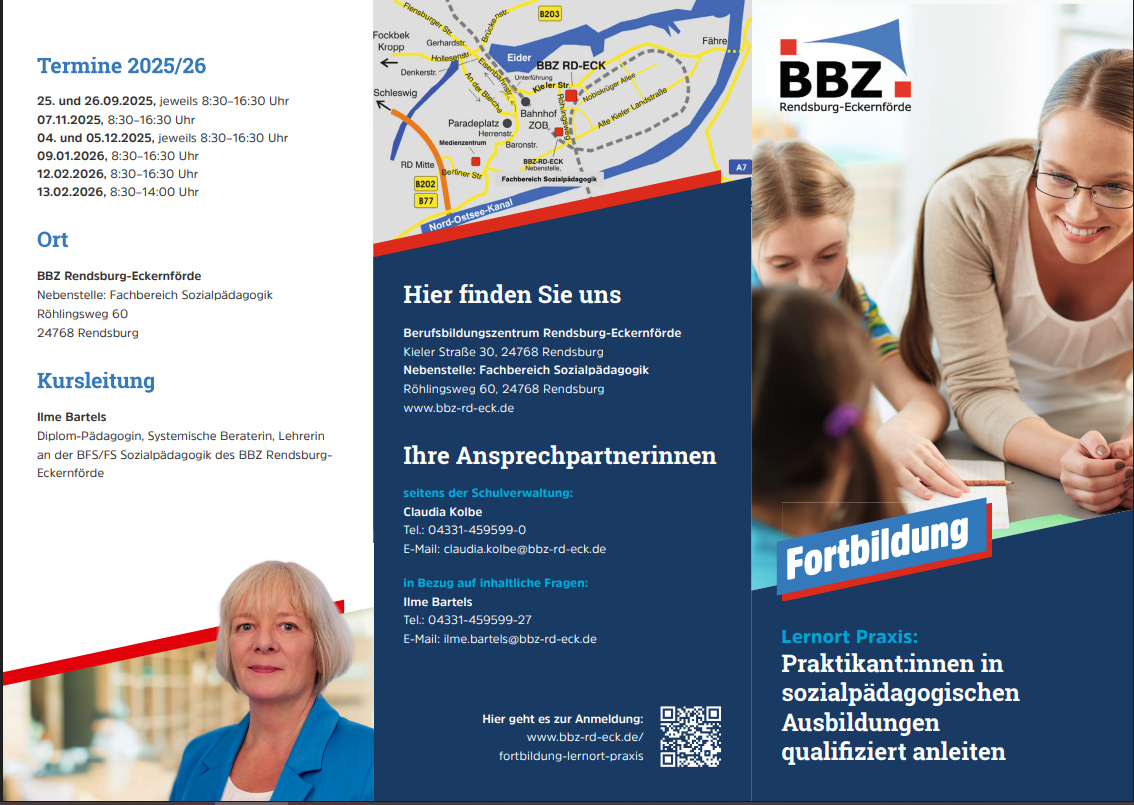 Lernort Praxis Flyer Foto 2025 Fortbildung Lernort Praxis