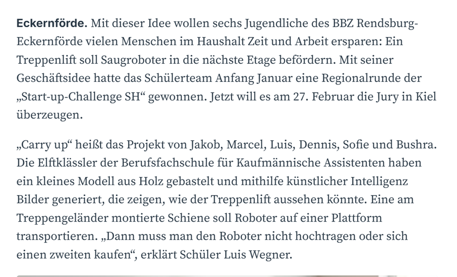 Bild3 Berichte zur StartUp Challenge SH 2026