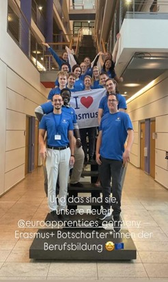 Erasmus+ Botschafterinnen und Botschafter der Berufsbildung