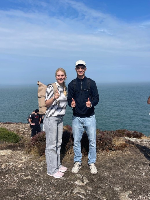 Erasmus+ Teilnehmer Antonia B., Kjell J. Industriekaufleute 2. LJ am BBZ
